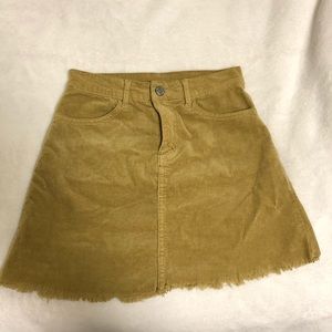 Brandy Melville Mini Juliette Corduroy Skirt